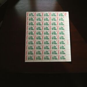 Vintage MNH 1969 Scott #1382 College Football 6 Cent Stamp Sheet of 50 Stamps
